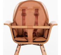 CHILDHOME, Coussin réducteur pour chaise haute, effet cuir, compatible avec chause haute Evolu et Evowood, Nude