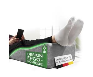 Coussin élévateur de jambes, traversin triangulaire lit, soulager sciatique | Dossier ergonomique pour dos de canapé, maintien parfait des genoux et une posture optimale pendant la nuit, body pillow