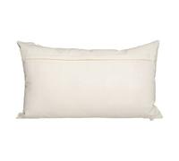 Coussin En Coton Et Macramé Ivoire 30x50 Cm