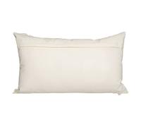 Coussin En Coton Et Macramé Ivoire 30x50 Cm