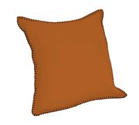 Soleil d'ocre, Spirit Coussin, Coton lavé, Bronze, 40x40 cm