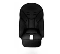 Coussin en cuir pour chaise de salle à manger pour enfants, accessoires pour chaise de salle à manger pour bébé, housse en cuir, coussin pour bébé, housse de chaise, noir, une pièce