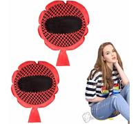 Coussin en Forme de Caca,Coussin Péteur,Jouet de Farces Drôles,N'éMettra Pas de Mauvaises Odeurs,Anti-Stress Joke Ragging Toy Coussin,aux Farces et Divertissements pour Adultes,2 Pièces,Rouge