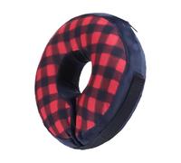 Coussin en forme de donut pour chiens - Collier de pâtisserie doux et réglable, protection anti-léchage pour animaux de compagnie, anneau de par | Récupération des blessures d'un