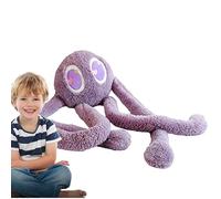 Coussin en forme de pieuvre - Grande peluche remplie de 99 pouces avec longues jambes - Poupée décorative confortable - Peluche douce et boueuse - Décoration de chambre mignonne pour canapé