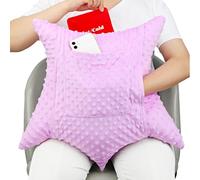Coussin en forme d'étoile pour hystérectomie pour chirurgie abdominale avec 2 poches, coussins pour hystérectomie incontournables pour la récupération, cadeau post-chirurgical pour la chirurgie de