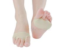 Coussin en gel pour l'avant-pied - Semelles anti-douleur - Coussinets anti-métatarse - Coussinets de pieds - Manches en nylon - Demi tapis de codage pour les douleurs au pied - 2 pièces