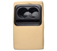 Coussin en mousse à mémoire de forme pour console centrale de voiture et porte-gobelet Beige