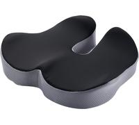 Coussin en mousse à mémoire de forme pour toutes les saisons, universel, rafraîchissant, respirant, soulagement de la pression, tapis d'assise pour chaise de bureau, banc d'étudiant, noir et grille, g