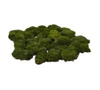 Coussin en Mousse préservée pour Chignon - Vert Naturel - Décoration réelle (Vert-A) (0.15 m²)