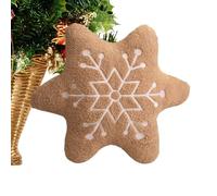 Coussin en peluche, charmants oreillers en forme de bonhomme en d'épices, accents saisonniers résistants, accessoire de confort supérieur, articles d'intérieur de vacances les mieux notés, décora