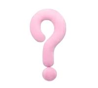 Coussin en peluche en forme de point d'interrogation - Coussins de siège pour chambre à coucher, canapé, chaise, coussin de point d'interrogation