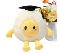 Coussin en peluche en forme d'œuf mignon - Jouet doux à collectionner - Décoration de chambre de - Coussin en peluche kawaii pour et adultes - Décoration de lit