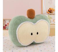 Coussin en Peluche Fruit, Mignon Coussin Pomme Doux Kawaii pour décoration de Chambre esthétique, Cadeau Greey 50x60cm/19.68x23.62in