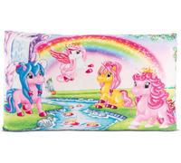 Coussin En Peluche Lissy Poney Licorne 43X25Cm Coloré-Coussin En Peluche Doux Pour Les Garçons,Les Filles,Les Bébés-Idéal Pour La Maison,La Maternelle Ou En Déplacement-49920