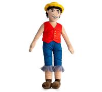 Coussin en peluche - One Piece - Luffy - 66 cm - Multicolore - Doux et facile à nettoyer