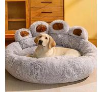 Coussin en peluche pour chien et chat - Doux - Anti-anxiété - Antidérapant - Lavable - Chaud - Tapis apaisant