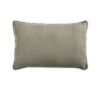 Coussin en suédine taupe 60x40