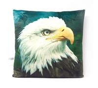 Coussin en tissu - aigle à tête blanche - 35x35