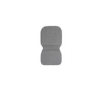 Coussin en tissu gris, carré, double fonction assise et dossier, résistant à l'eau, fixation Velcro - Zuiver, Vondel - 81x44x3 cm