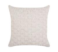 Coussin en tricot 45 x 45 cm beige BASALIM