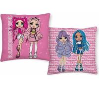 Coussin enfant 40x40 Rainbow High poupées réversible RBH-021C Halantex