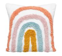 Atmosphera – Coussin enfant «Arc-en-Ciel» 38x38 cm Multicolore