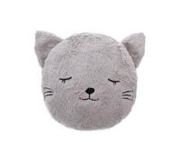 - Coussin enfant Chat - Diam. 27 cm - Gris