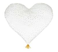 Coussin enfant "coeur" - blanc - Atmosphera créateur d'intérieur