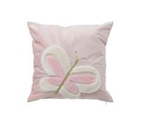 - Coussin Enfant Déco "Papillon" 39x39cm Rose