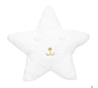 Coussin enfant étoile blanc 39x39cm - Atmosphera createur d'interieur