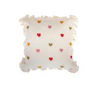 Atmosphera for Kids - Coussin Enfant Feston "Amour" 40x40cm Beige G
