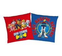 Coussin enfant imprimé 100% Polyester - PAT PATROUILLE READY FOR ACTION - Bleu - 40x40cm