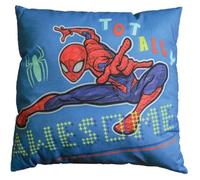 Coussin enfant imprimé Enveloppe en coton - SPIDERMAN HERO - Bleu - 40x40cm