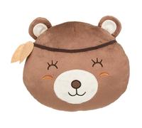 Atmosphera – Coussin enfant ours – Marron – 30x27 cm