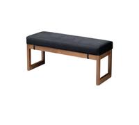 Coussin épais de 3 cm, long coussin décoratif pour chaise de jardin, balancelle, banc ergonomique pour plus de confort et de style, noir