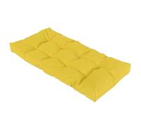 Coussin épais de 8 cm, imperméable, doux et antidérapant, pour banc de jardin intérieur/extérieur, 190 x 40 x 8 cm, jaune élégant pour un confort ultime