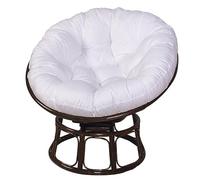 Coussin épais en forme d'œuf pour chaise suspendue, coussin rond antidérapant épais pour balancelle, 60 x 60 cm, pour chaises suspendues d'extérieur, canapés de jardin et balancelles de pati