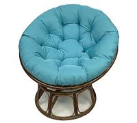 Coussin épais en forme d'œuf pour chaise suspendue, coussin rond antidérapant épais pour balancelle d'extérieur, chaises suspendues et canapés de jardin, balancelles de patio, 90 x 90 cm, co