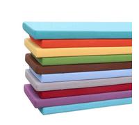 Coussin épais et imperméable pour banc de jardin 2/3 places - Coussin long et doux pour maison, terrasse, balancelle, 150 x 50 cm, noir