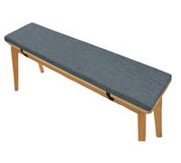 Coussin épais pour bancs, cuisine, jardin, salle à manger - 120 x 45 x 5 cm - Confortable, durable et élégant - Gris foncé