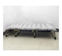 Coussin épais pour chaise longue avec attaches - Coussin ultra doux pour cuisine, terrasse, mobilier de jardin - 68 x 178 cm - Gris