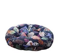 Coussin épais touffeté en lin de sol, for chaise Yoga, coussins siège, méditation, oreiller rond Style ethnique for sièges Coussin rond de méditation(Type16)