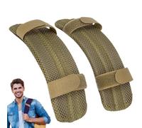 Coussin Épaule Sac À Dos (22x5x2cm) - Rembourrage Sangle Alvéolé Antidérapant | Léger Respirant Nylon Calage | Soutien Amovible Doux, Anti Glisse, Pour Sac Gilet Ordinateur Portable Guitare Bagage