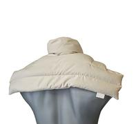 Coussin épaules et nuque avec col aux grains d´épeautre biologique - nature - Coton Bio - coussin thermique Coussin aux graines