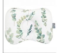 Sevira Kids - Coussin Ergonomique bébé en Gaze de Coton Eucalyptus - 30 x 25 cm Made in France