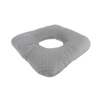 Zialofi Coussin Ergonomique Donut Oreiller de Siège Coussin Rond Soutien Coccyx Hanche Rembourrage Souple Matériau Durabilité Adapté Travail Voiture Salon, Gris