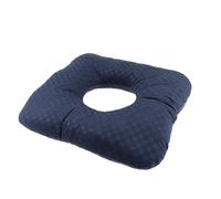 Zialofi Coussin Ergonomique Donut Oreiller de Siège Coussin Rond Soutien Coccyx Hanche Rembourrage Souple Matériau Durabilité Adapté Travail Voiture Salon, Bleu Marine