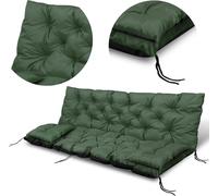 Coussin et dossier pour balançoire de jardin 100X60X50 Cm + 2 coussins Coussin décoratif imperméable
