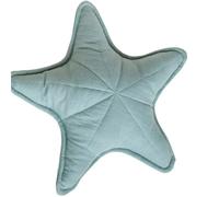 Coussin étoile de mer en lin coussin décoratif style bord de mer et plage vert